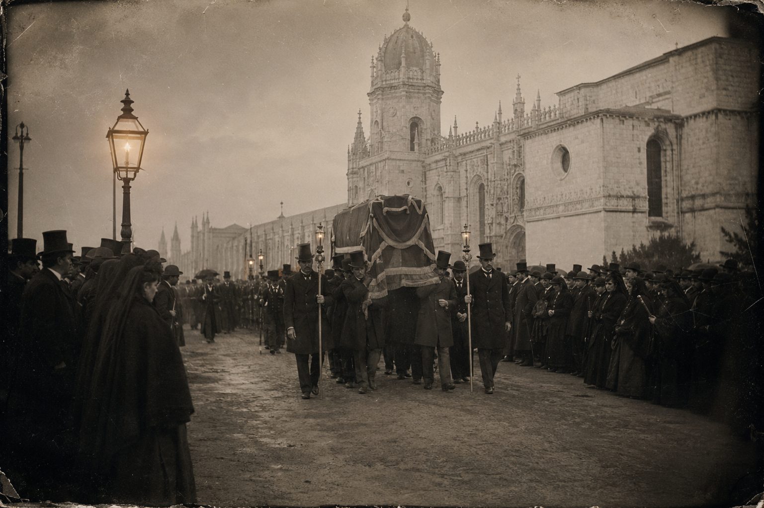 1880: o cortejo solene leva uns ossos para os Jerónimos.