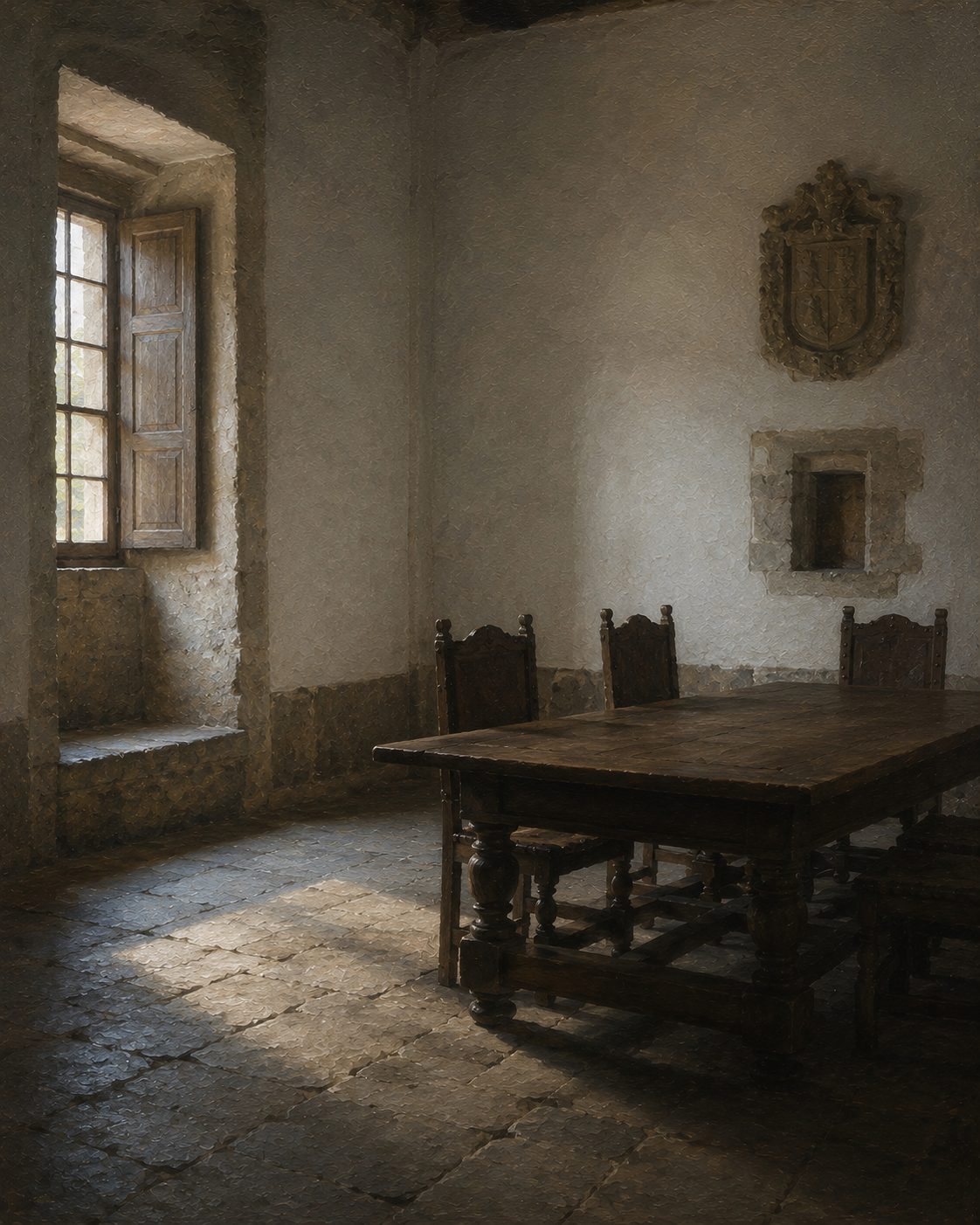 O edifício da velha câmara: a casa vazia de onde, durante seis séculos, se governou.