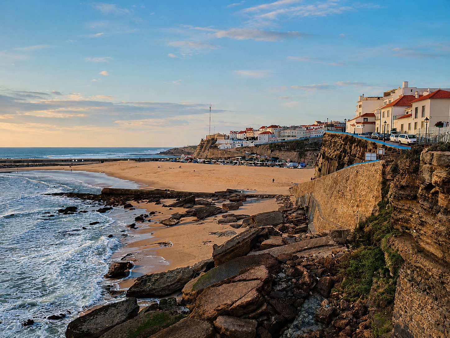 A Praia dos Pescadores da Ericeira hoje: o mesmo mar, outra história.