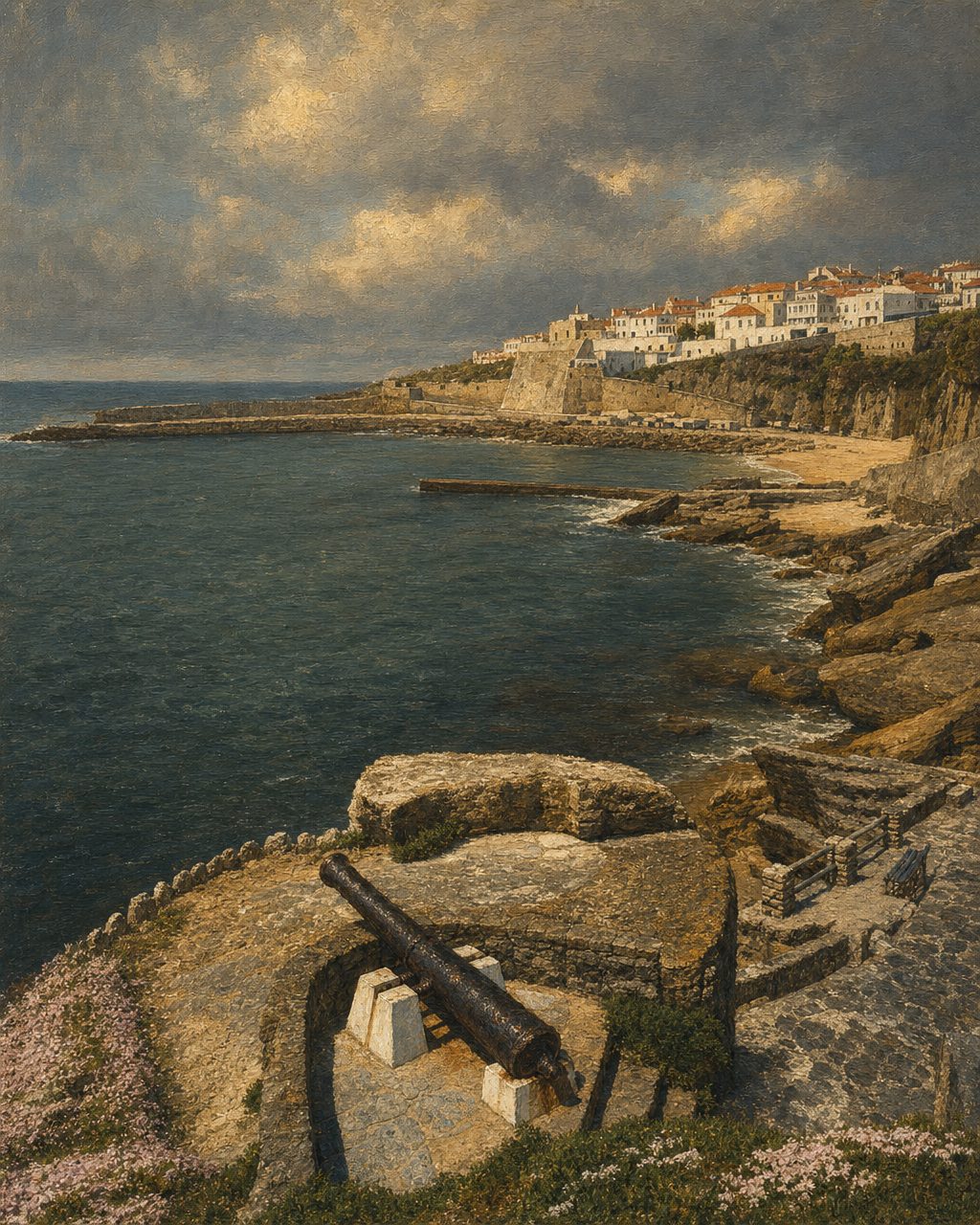 O 4.º porto do Reino. Uma angra aberta ao mar, sem abrigo — «o pior de todos na nossa costa», diziam os que dele viviam.