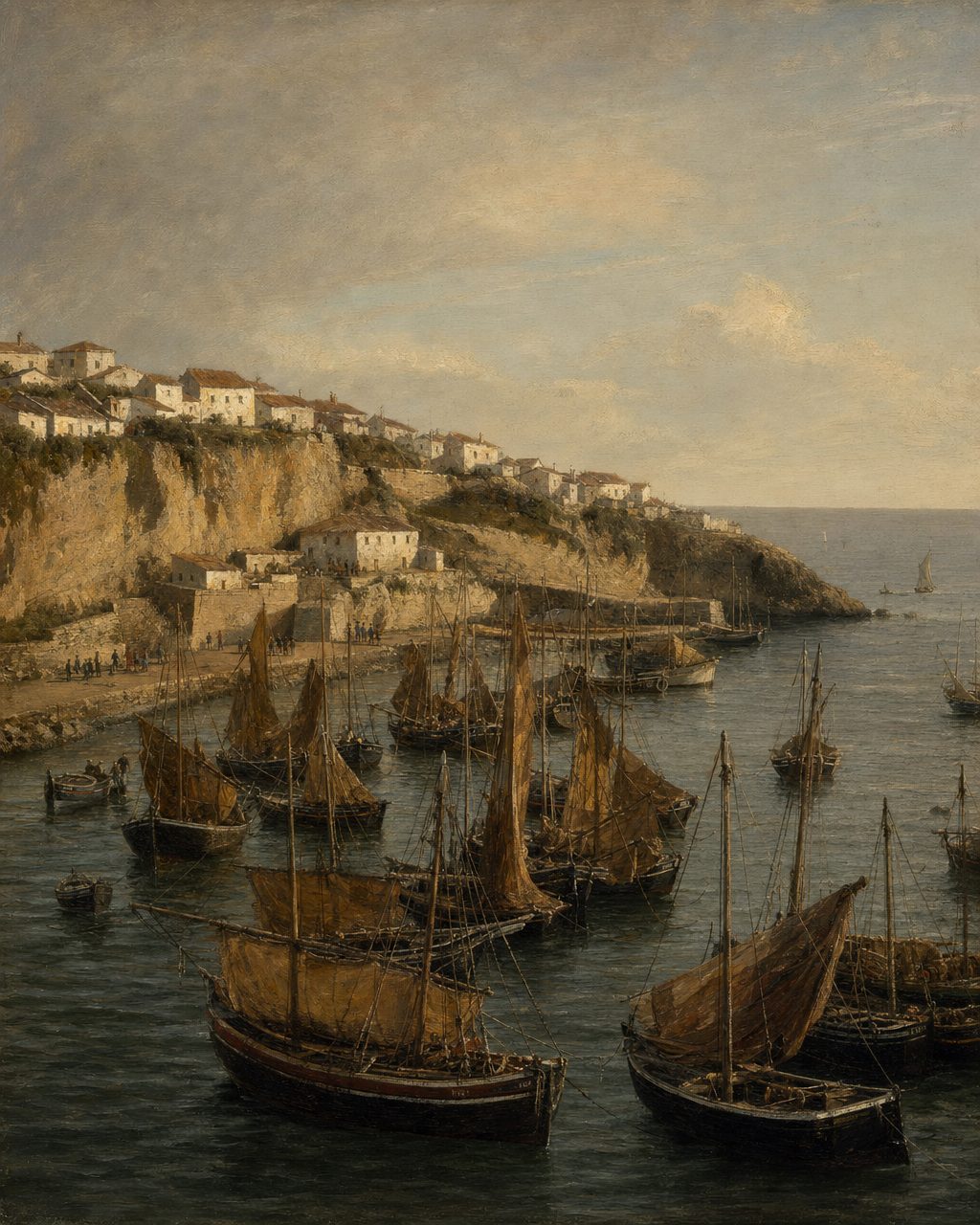 1834: fundearam aqui 175 embarcações de comércio. Era, dizia a Câmara, o porto com mais comércio depois de Lisboa, Porto e Setúbal.
