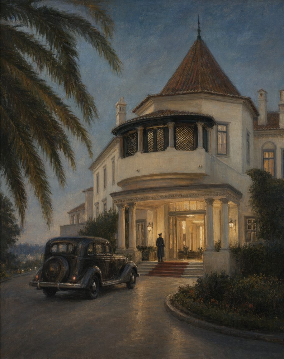 O Hotel Palácio, no Estoril, quartel-general informal dos aliados.