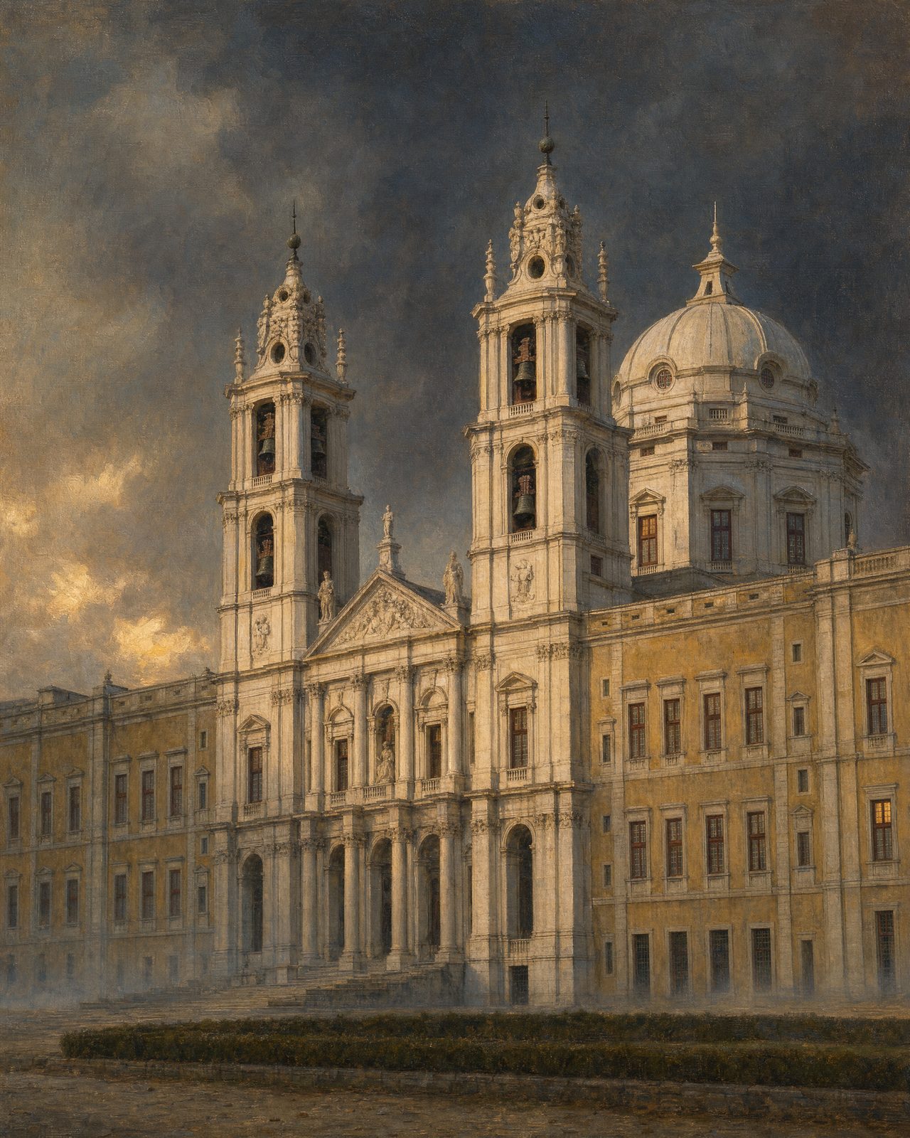 O maior palácio de Portugal. Numa só noite de novembro, ficou vazio.