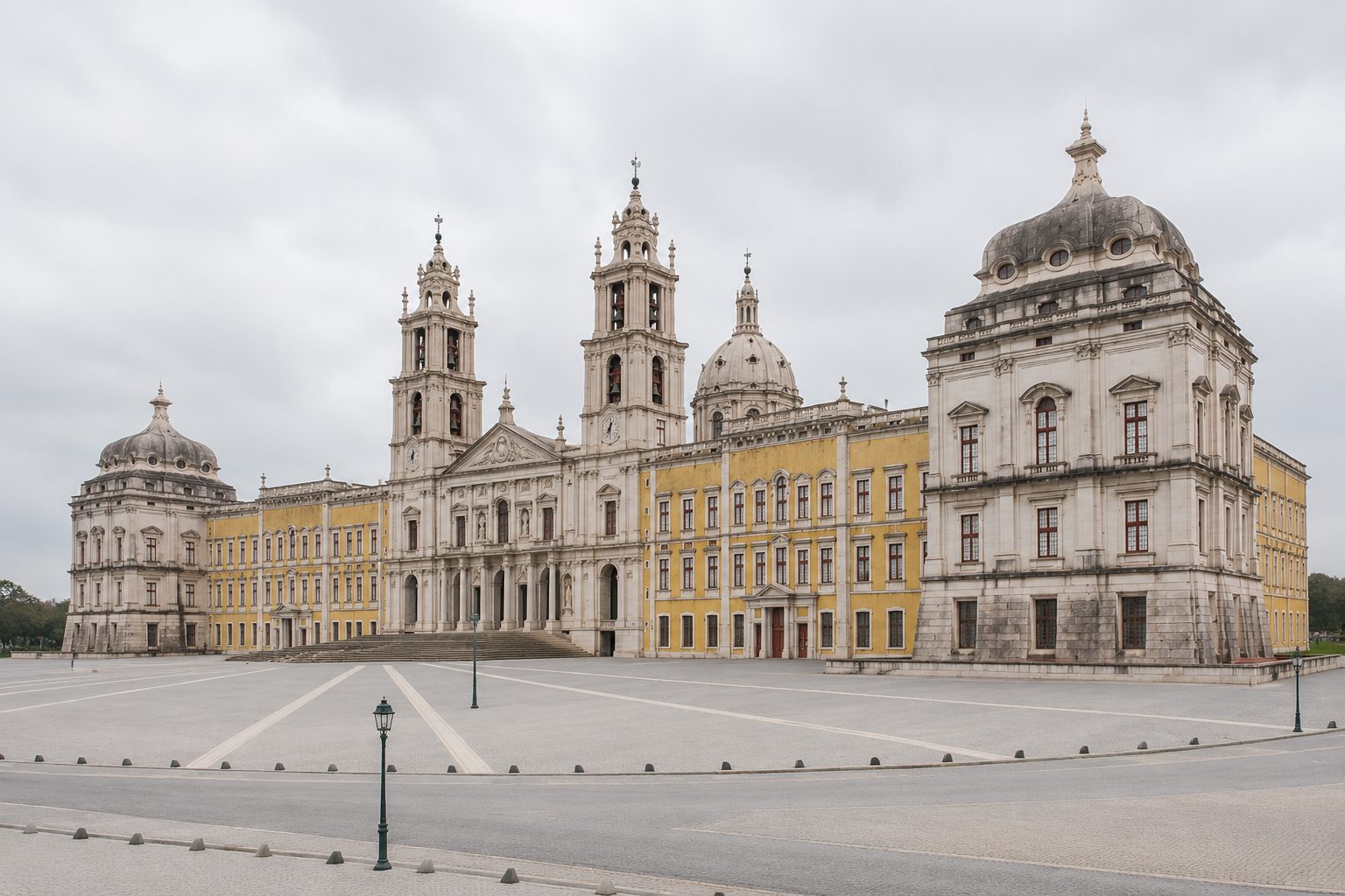 O Palácio Nacional de Mafra hoje: a maior obra dos reis de Portugal.