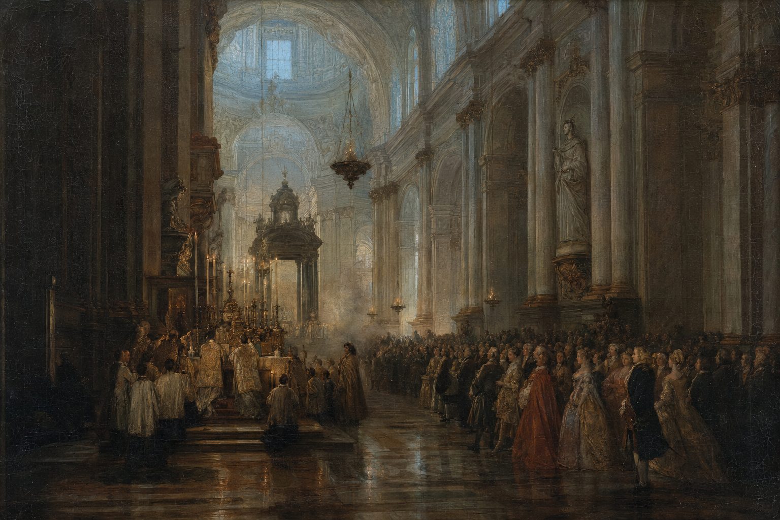 22 de Outubro de 1730: a basílica sagrada no aniversário do rei.