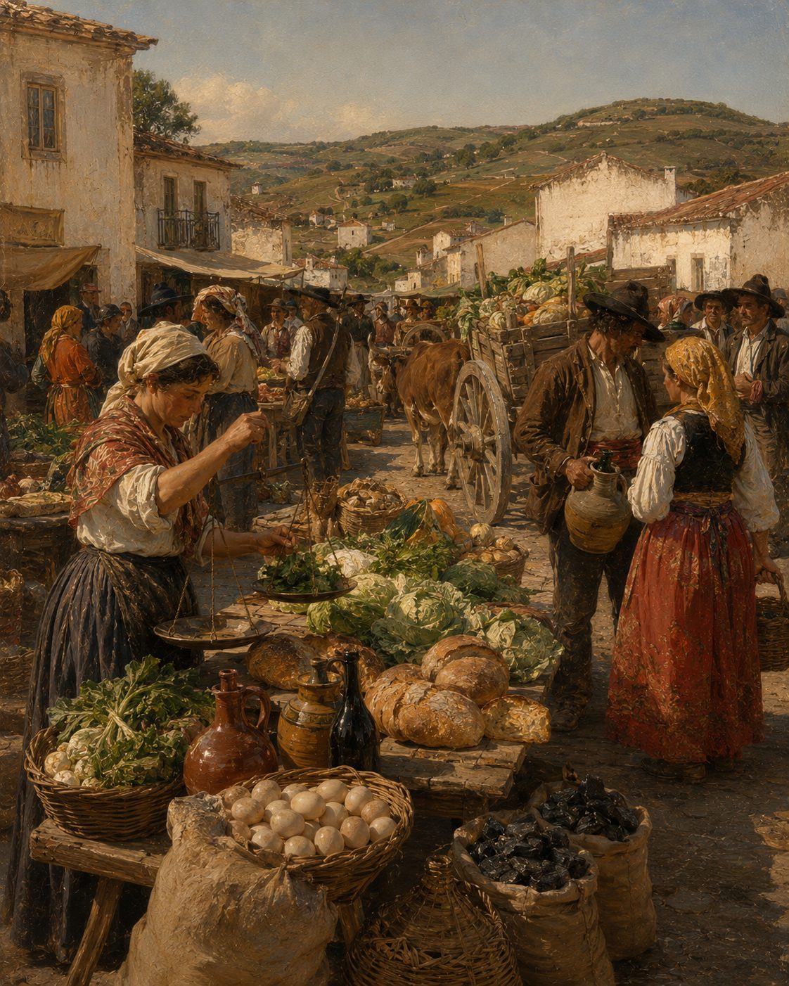 Os saloios que morreram de fome não têm monumento. Têm a feira — que, às quintas, ainda leva comida a Lisboa.