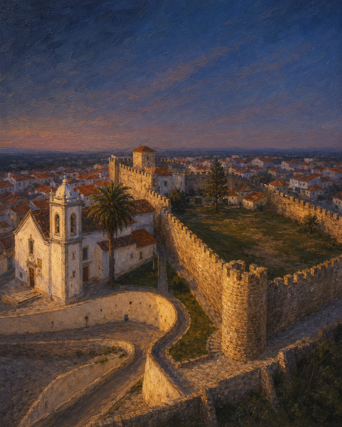 O castelo de Sines, sobre o Atlântico. Foi nesta vila que nasceu Vasco da Gama, filho do alcaide-mor do castelo. A terra que o gerou nunca chegou a ser sua.
