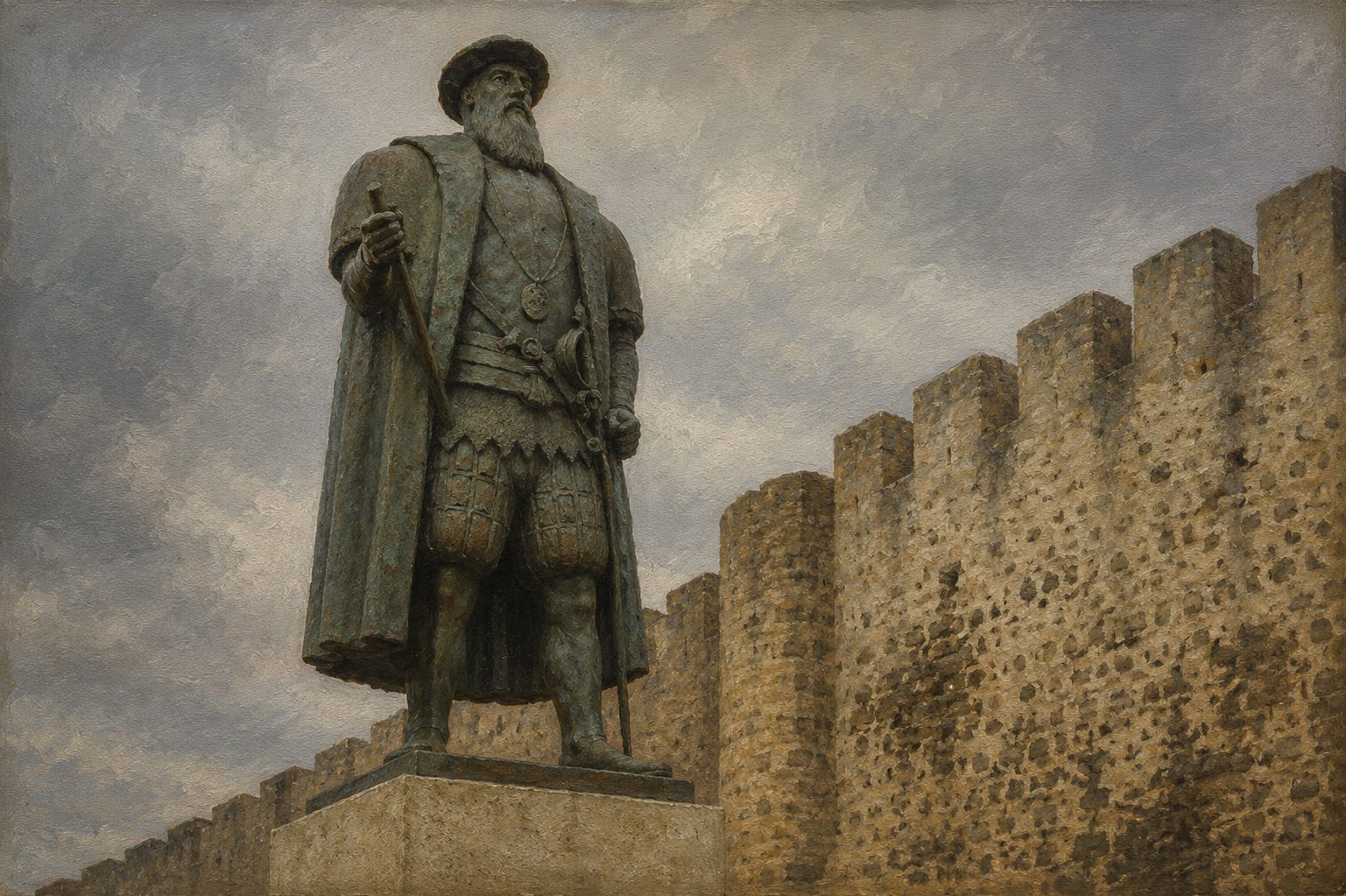 Hoje Sines chama-lhe «o seu mais famoso filho»: um castelo, uma casa-museu, uma estátua de 1970 e um monumento de 2022. A vila que o expulsou continua a moldá-lo em bronze.