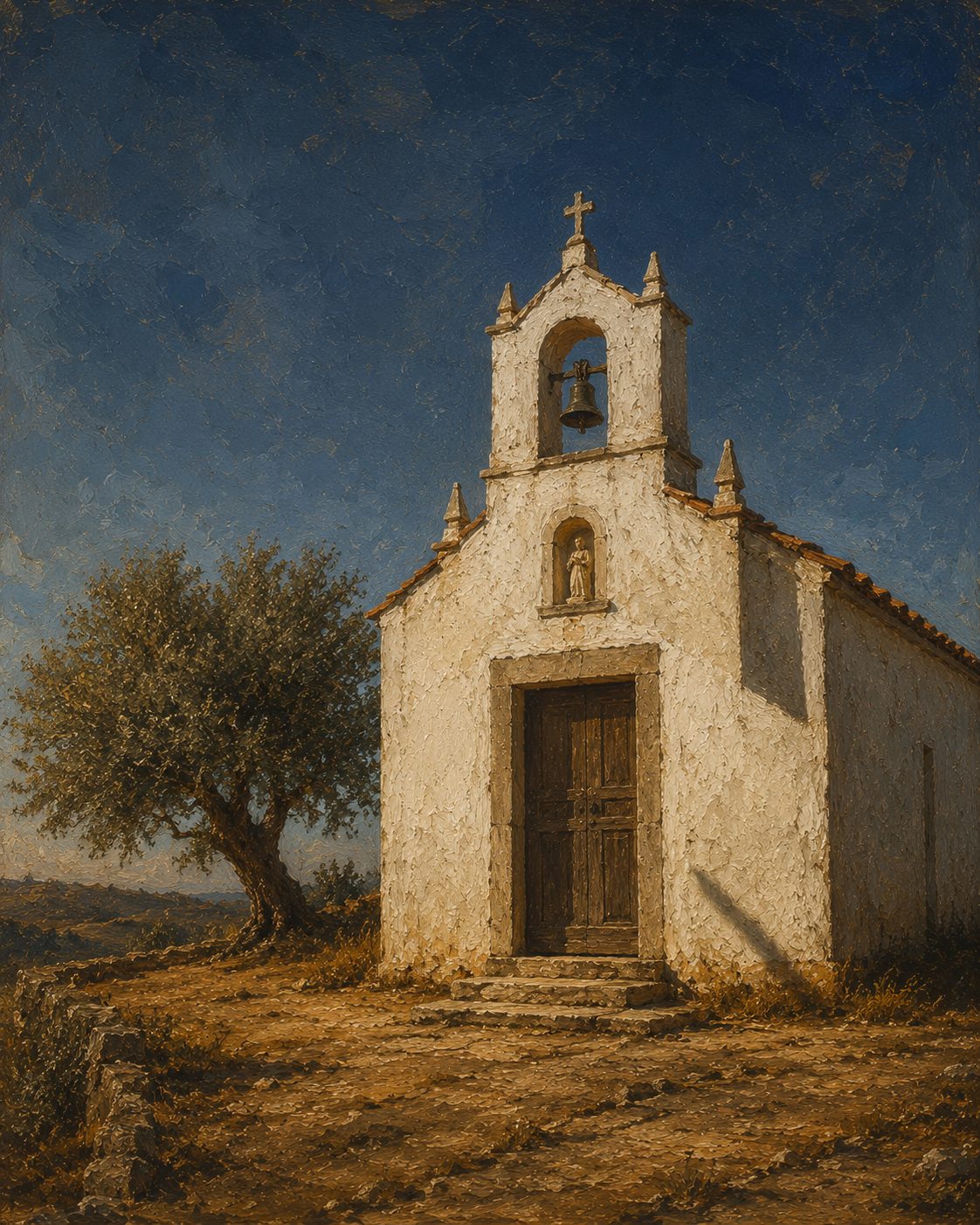Ergueu uma aldeia inteira: capela, escola, taberna, oficinas, à mão. As duas coisas que ele quis para si, uma escola para as crianças e uma casa para a sua obra, é que ficaram por construir.